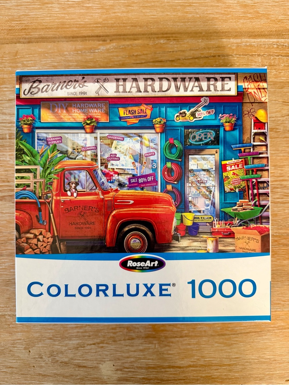 RoseArt Colorluxe 1000-Piece Jigsaw Puzzle - Vibrant Multicolor